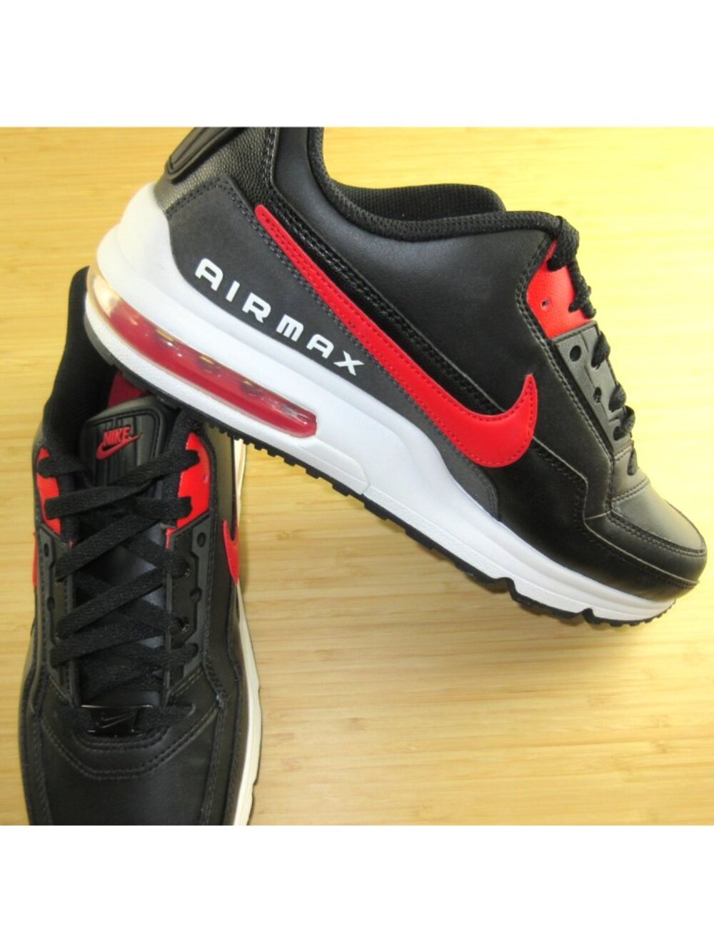 Nike Men's Air Max LTD 3 Running Lifestyle Shoes Black University Red Size 11.5